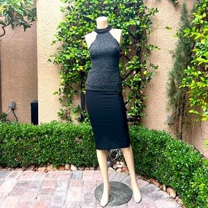 KAREN MILLEN BLACK SKIRT